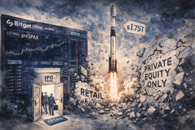 Bitget lance preSPAX : pour la première fois, les particuliers peuvent accéder au pre-IPO SpaceX via un token.