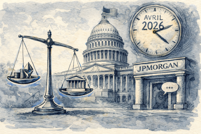 🔥 CLARITY Act : JPMorgan signale une percée imminente sur la réglementation crypto américaine