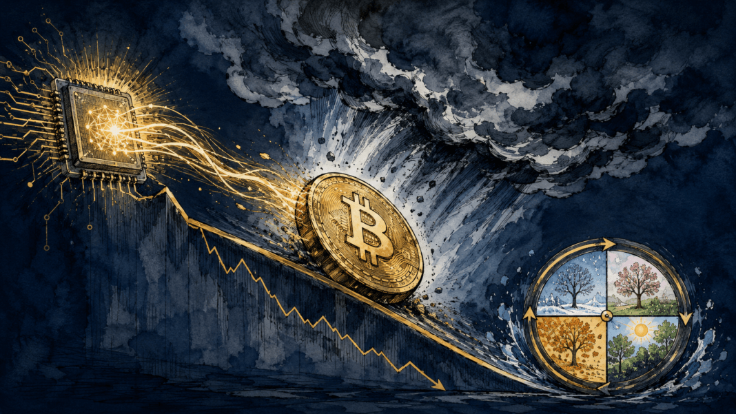 pourquoi crypto chute 2026 CZ Binance IA cycle