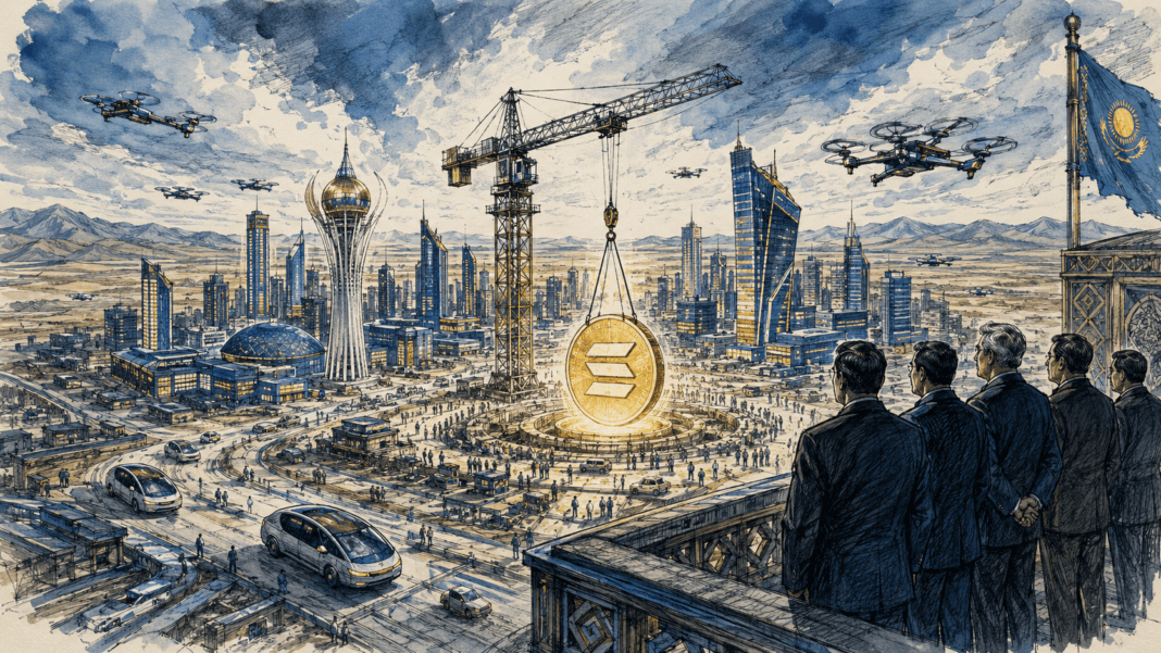Solana mégapole crypto Kazakhstan Alatau City projet
