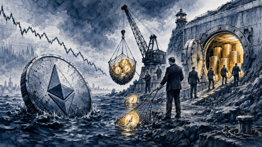 pourquoi Ethereum stagne 2026 trésoreries accumulent ETH