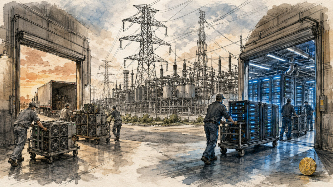 mineurs Bitcoin IA 2026 data centers TeraWulf Cipher