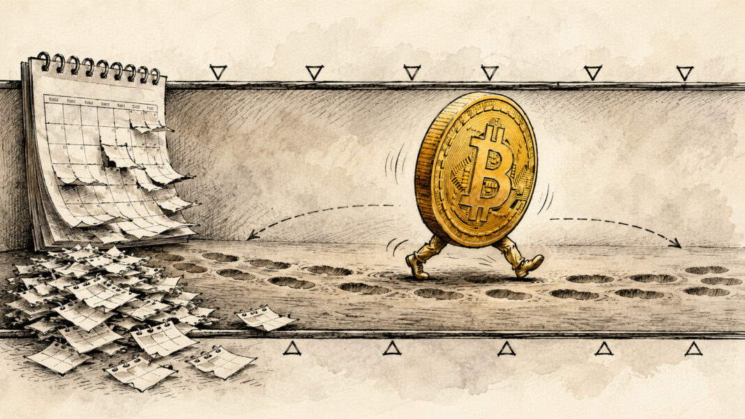 Bitcoin consolidation juillet 2026 fourchette 60000-70000 graphique