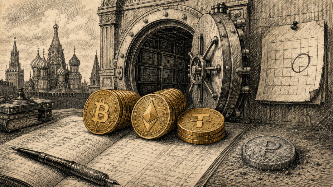 Sberbank Bitcoin USDT prets loi crypto Russie septembre