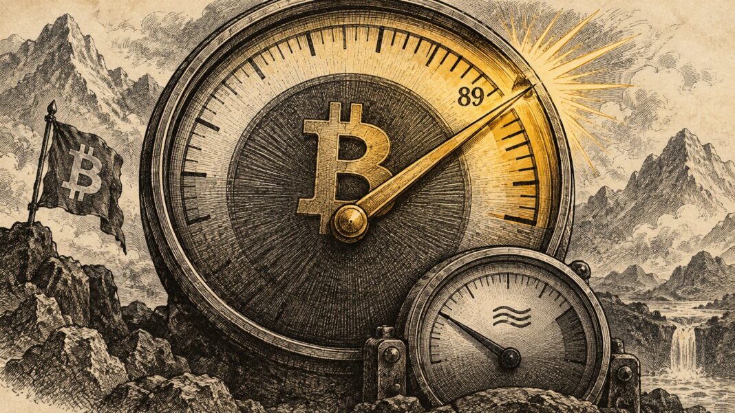 Bitcoin sentiment cupidite extreme 89 mars 2024 ETF