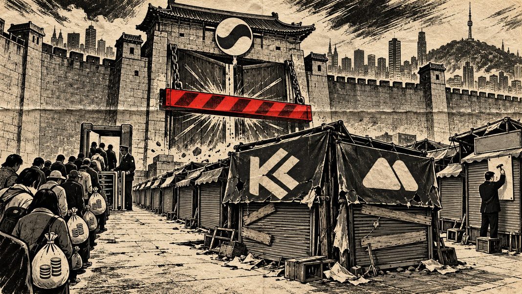 Corée bloque KuCoin MEXC, exchanges crypto fermés et retraits des clients