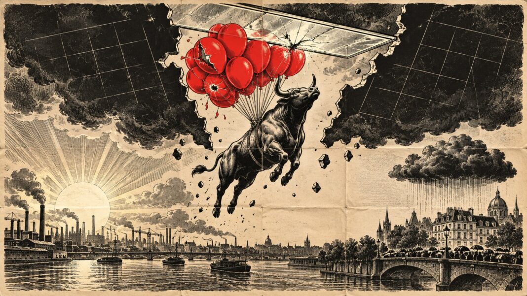 Bitcoin rebond Black Monday taureau ballons levier plafond Europe